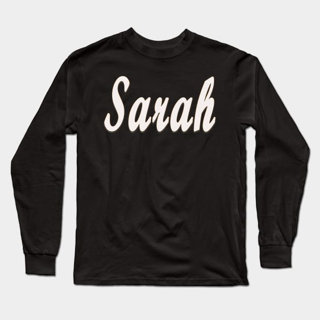 Sarah Long Sleeve T-Shirt by gdimido